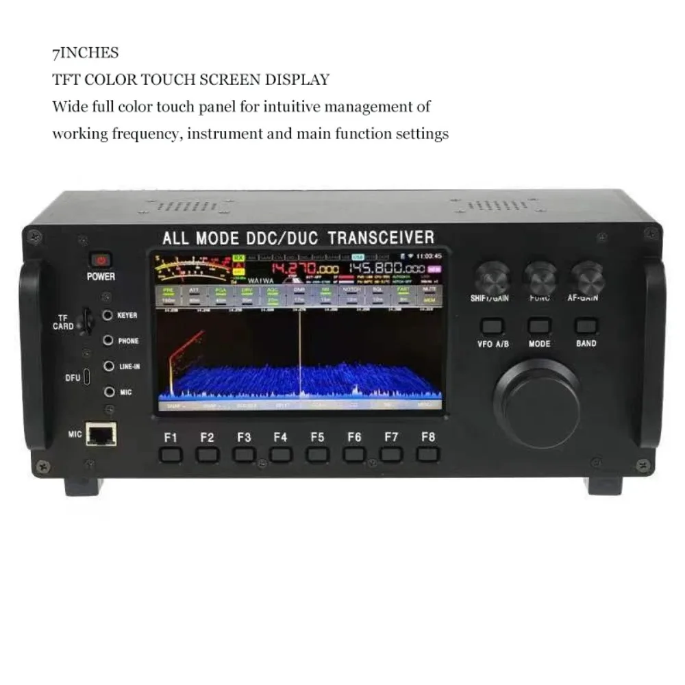 ZT7500 SDR Коротковолновый трансивер HF LF 6M VHF UHF DDC DUC Всережимное мобильное радио 100 Вт