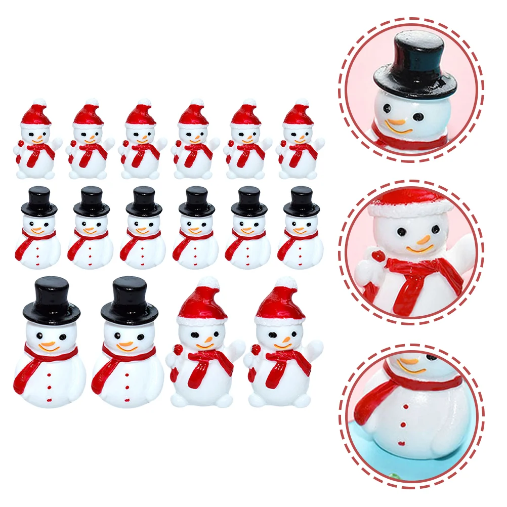 

Snowman Christmas Party Miniature Figurine Supplies Figurines Statue Birthday Miniresindecorationornament Diy Decor Sculpture