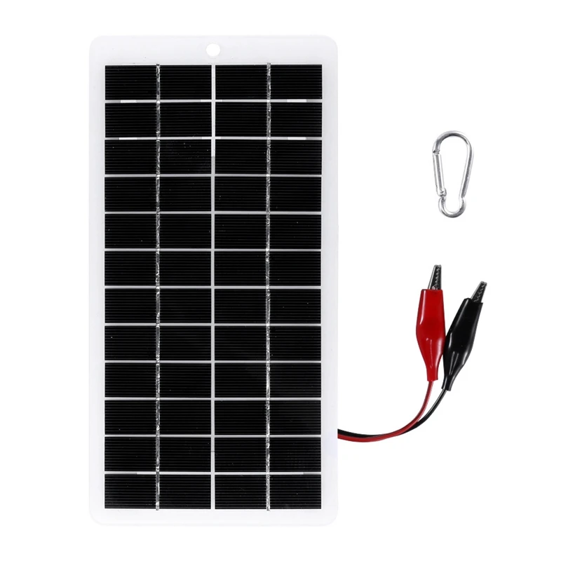 

5W 12V Solar Panel Polysilicon Panels Outdoor Solar Battery Charger Portable Solar Panel For Mobile Phone Chargers