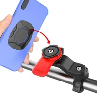 phone bracket for mtb bike scooter motorcycle navigation bike phone holder adjustable 360%c2%b0 rotatable phone security lock bracket