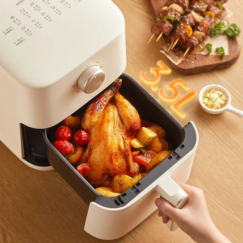 Бытовая фритюрница 3 5 л большая емкость безмасляная паровая автоматическая