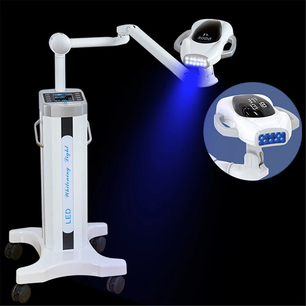 

New 60W Mobile LED Teeth Whitening Machine Dental Bleaching Lamp Blue Light