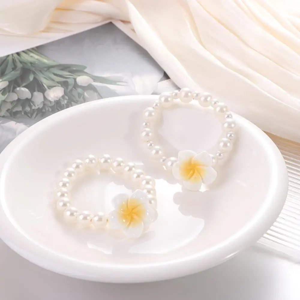 Модная элегантная веревка с цветком плюмерии эластичная цветочной головкой в