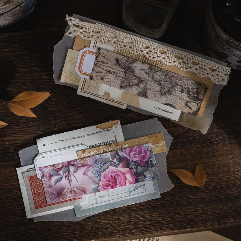 

50 шт., декоративные полоски для книг, 6 моделей