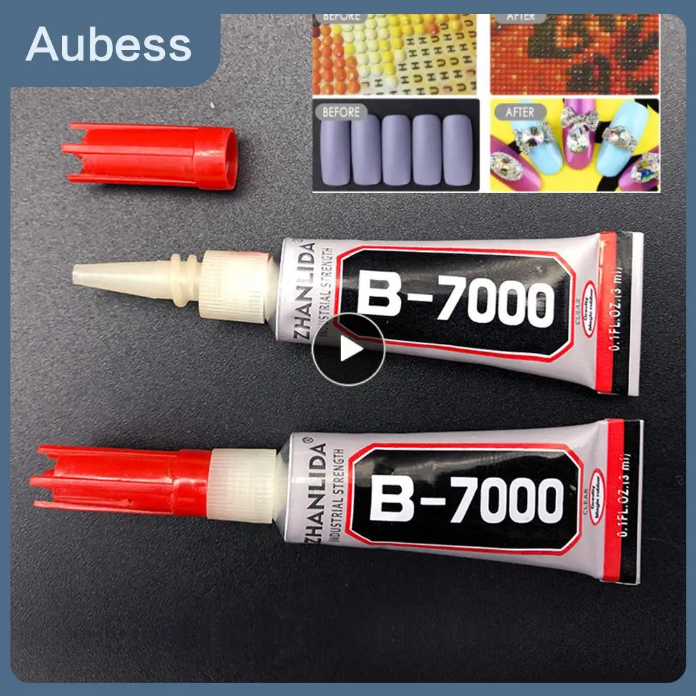 

B-7000 Adhesive DIY Glue 3ML Universal Glass Plastic DIY Glue Repair Point Diamond Jewelry DIY Glass Super Glue Car Supplies