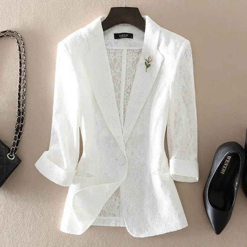 Женское летнее Болеро тонкий белого цвета платье с рукавом три четверти и