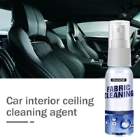 30ml car interior cleaning agent ceiling cleaner leather flannel woven fabric water free cleaning agent auto roof dash cleaning