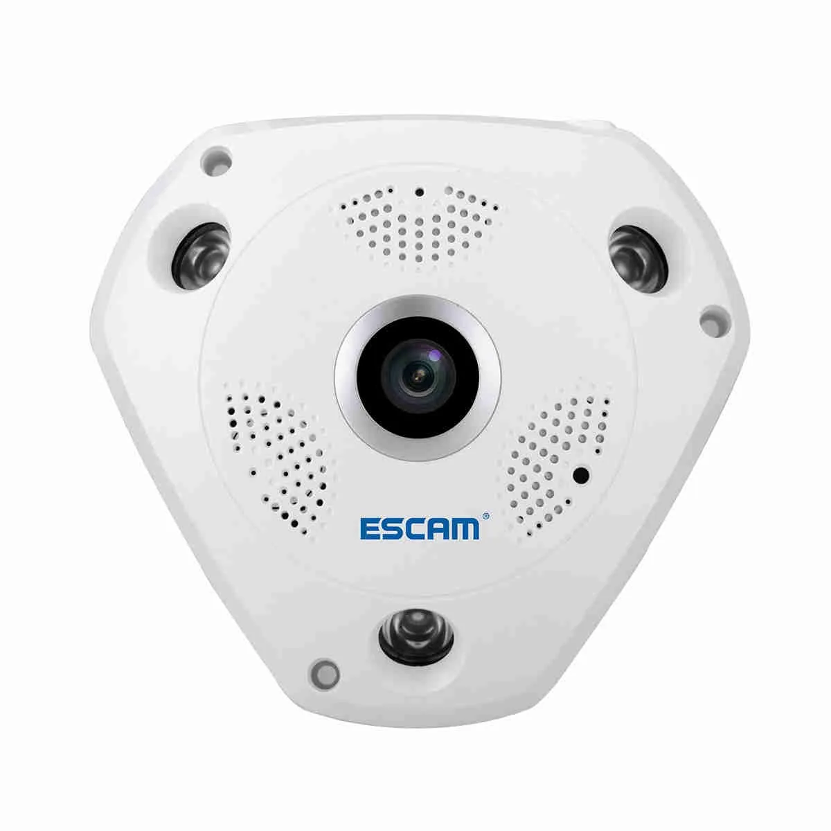 

ESCAM QP180 960P панорамная WiFi ip-камера 1.3MP HD рыбий глаз домашняя камера безопасности с двухсторонним аудио, ИК Ночное Видение