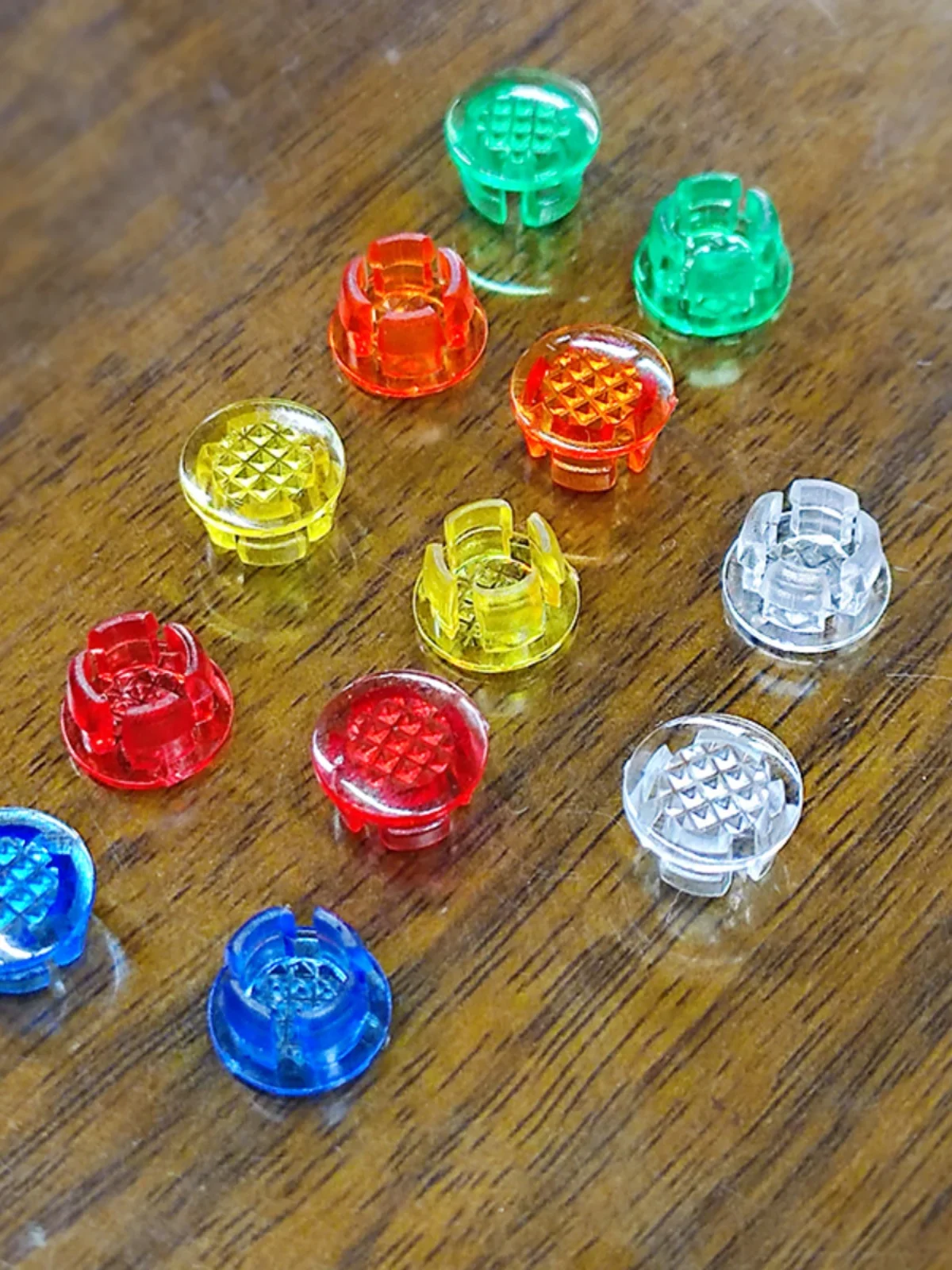 

10PCS LC6-7 LED light guide cap 6MM lampshade light-emitting diode protective cover light guide column