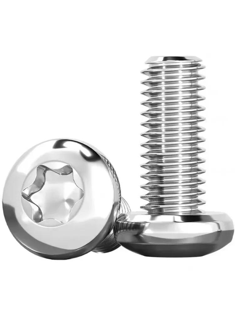 

Шестилопастная звездообразная головка GB2672 ISO14583 из нержавеющей стали 304, защитный винт, круглая Противоугонная деталь