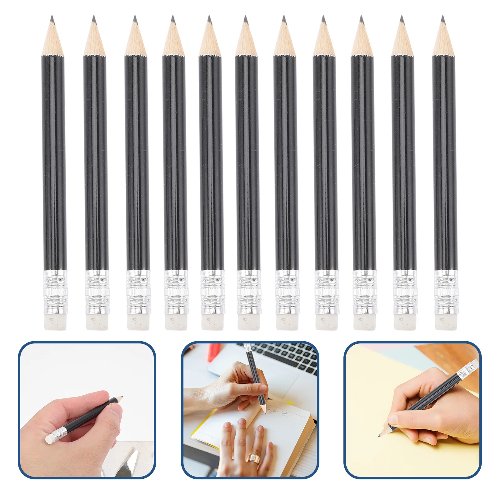 

24 Pcs Wooden Golf Pencils Toddler Short Wedding Kids Students Stationery Baby
