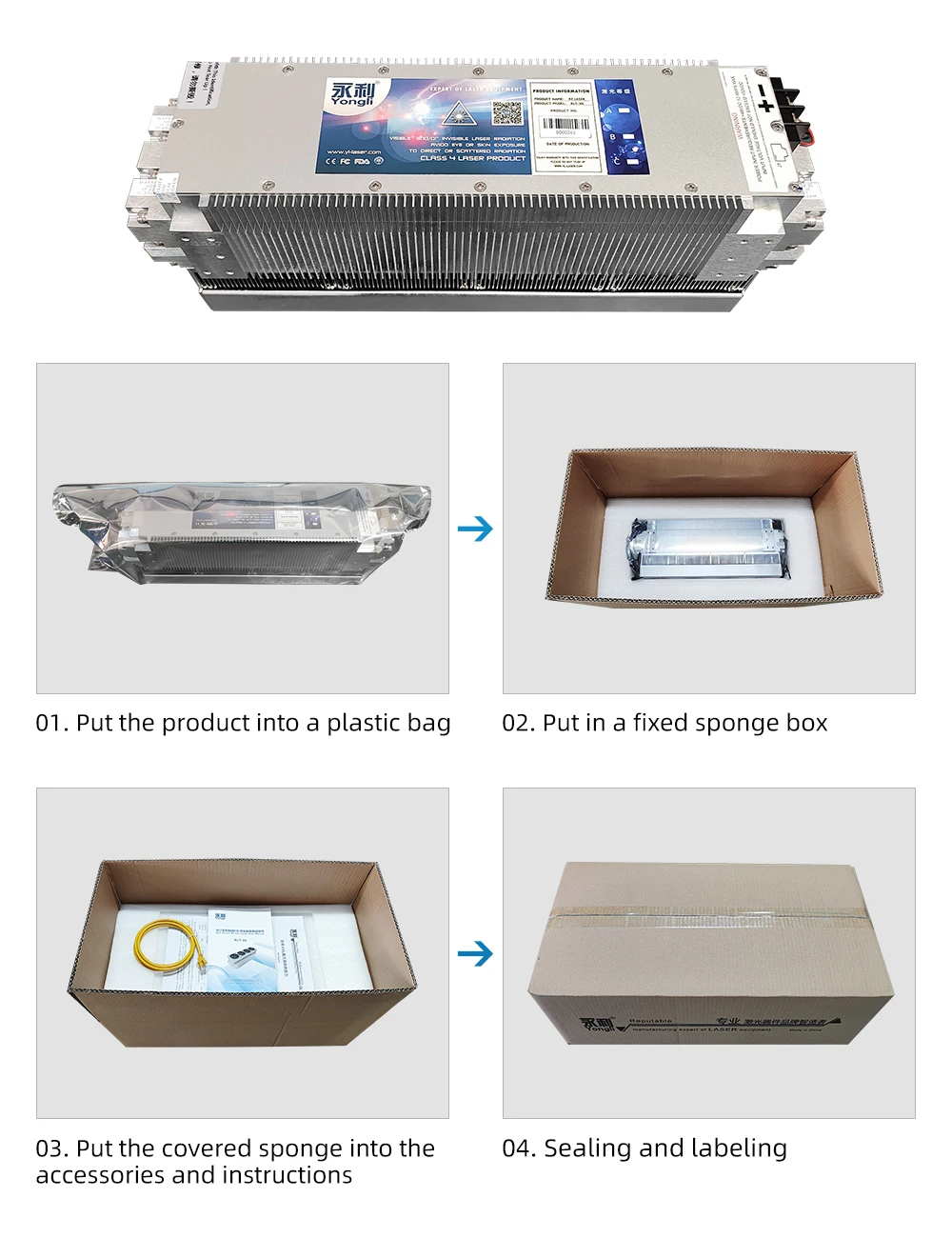 YONGLI TEM00 высокочастотный металлический источник 30 Вт 50 60 Rf Co2 лазерная трубка