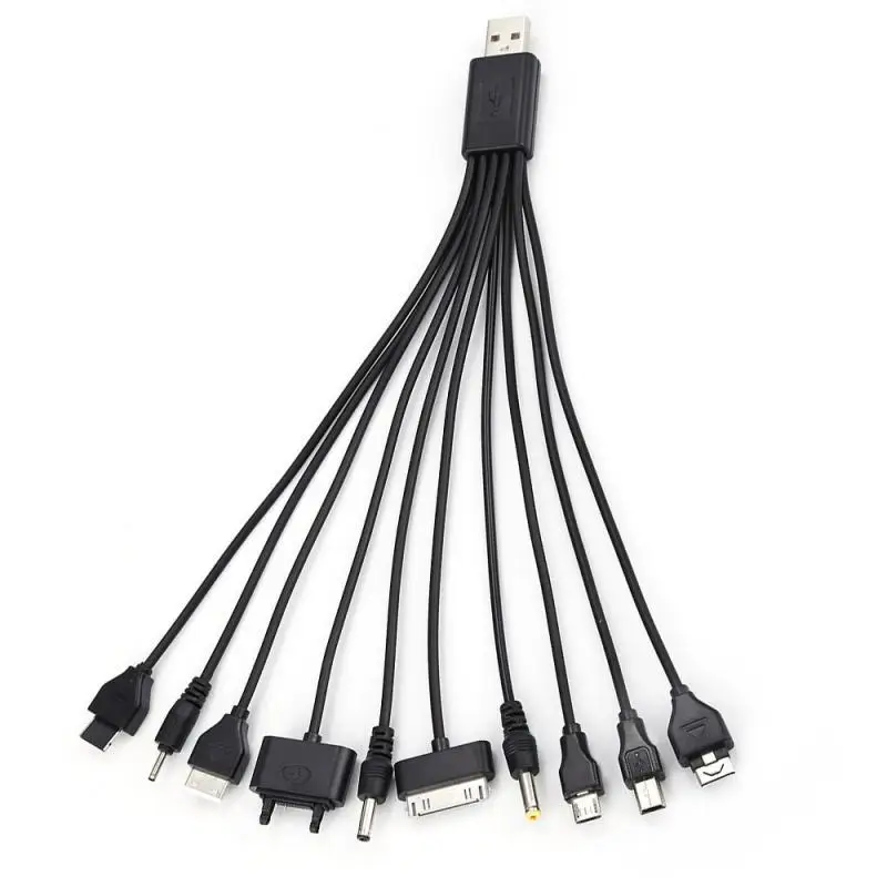 

10 In 1 Multi-Function USB Cable Phone USB Charger Charging Cable Cord Connector For Nokia LG For Samsung Sony Ipod Motorola