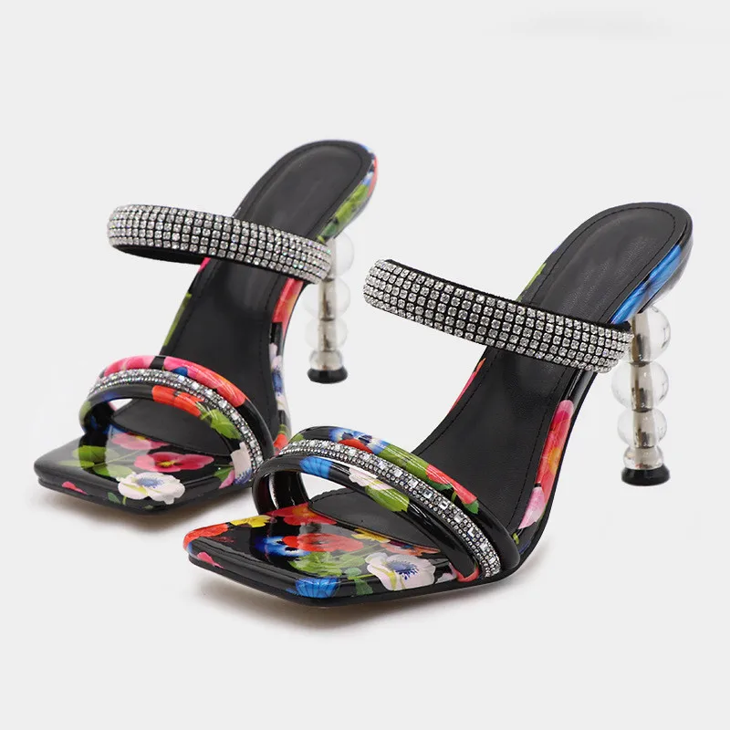 

Nice Designer Shoes Women Summer Sandals High Heels For Party Women Dress High Heel Mules Outdoor Shoes 36-42