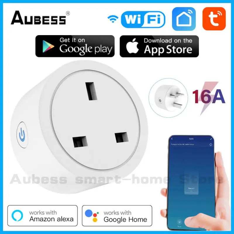 

Умная розетка с поддержкой Wi-Fi, 16 А, с голосовым управлением