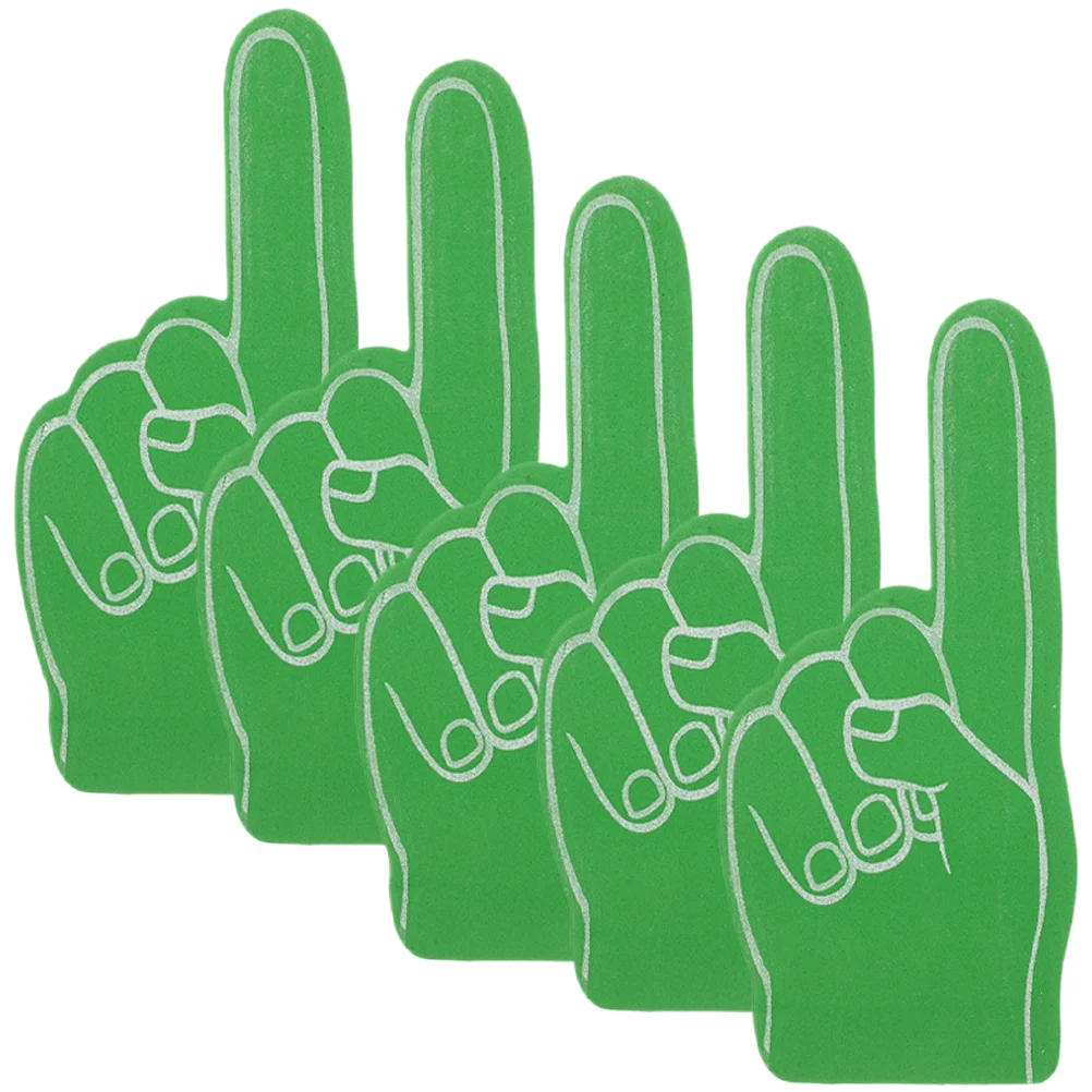 

5Pcs Birthday Party Favors Sports Events Foam Hand Foam Finger for Cheering Sports Game