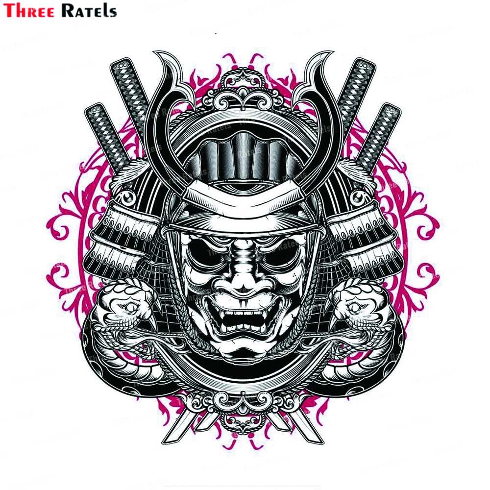 

Three Ratels J897 Samurai Decal Car External Decoration Accessories Vinyl Material Waterproof Property Laptop Decals Stickers