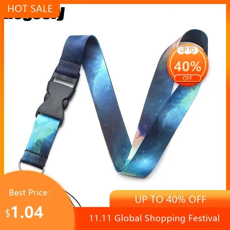 

Брелок для ключей со звездами и туманностями, держатель для удостоверения личности, идентификационная карточка, значок для тренажерного за...