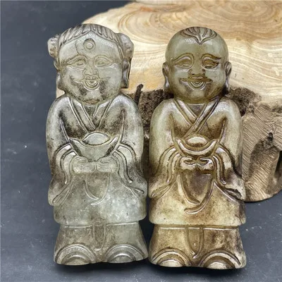 

Изысканный старый кулон Xiuyu для мальчиков и девочек