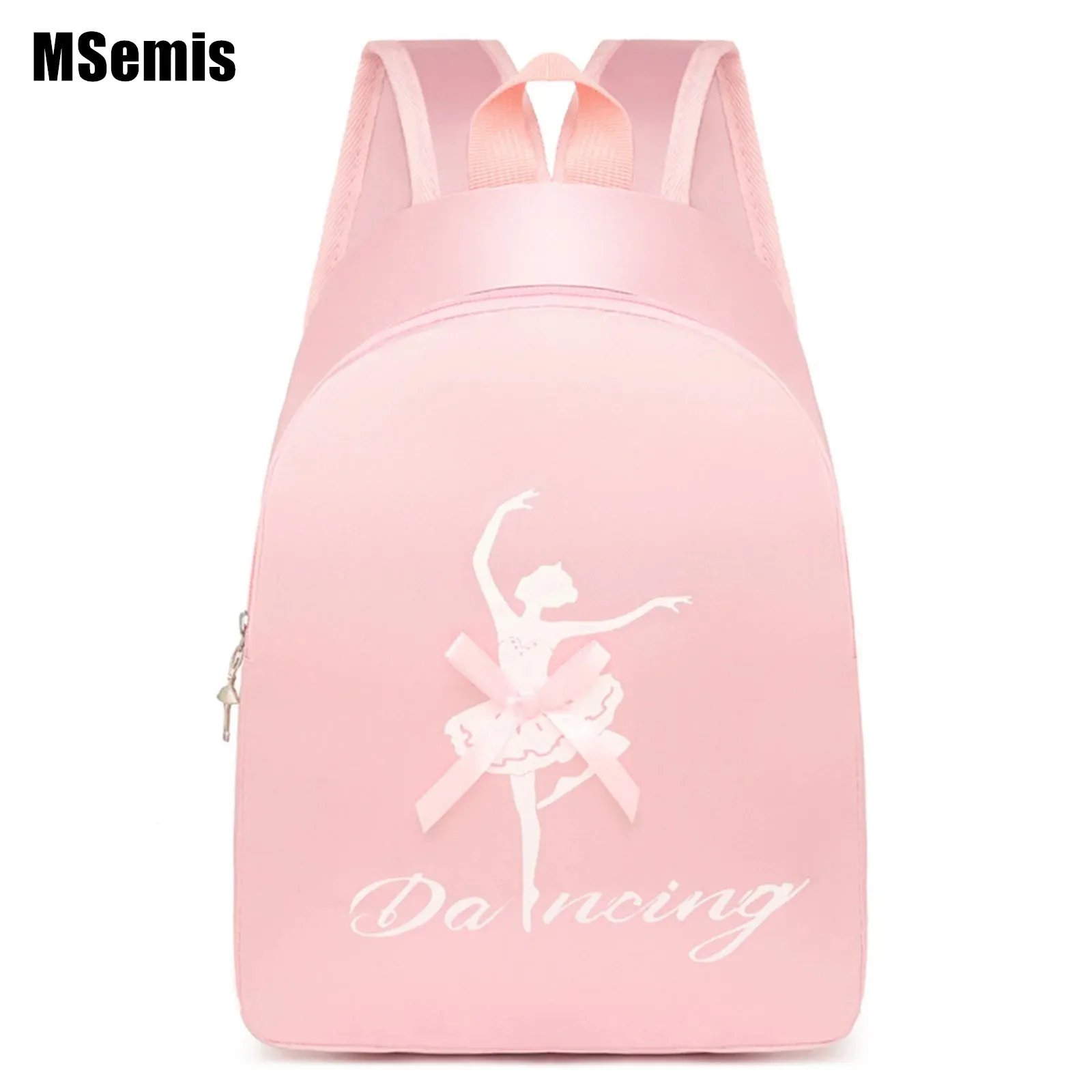 

Kids Girls Lovely Ballerina Backpack Ballet Dress Print Ballet Bag Latin Dance Bag Shoulder Bag Big Capacity Dance Bag