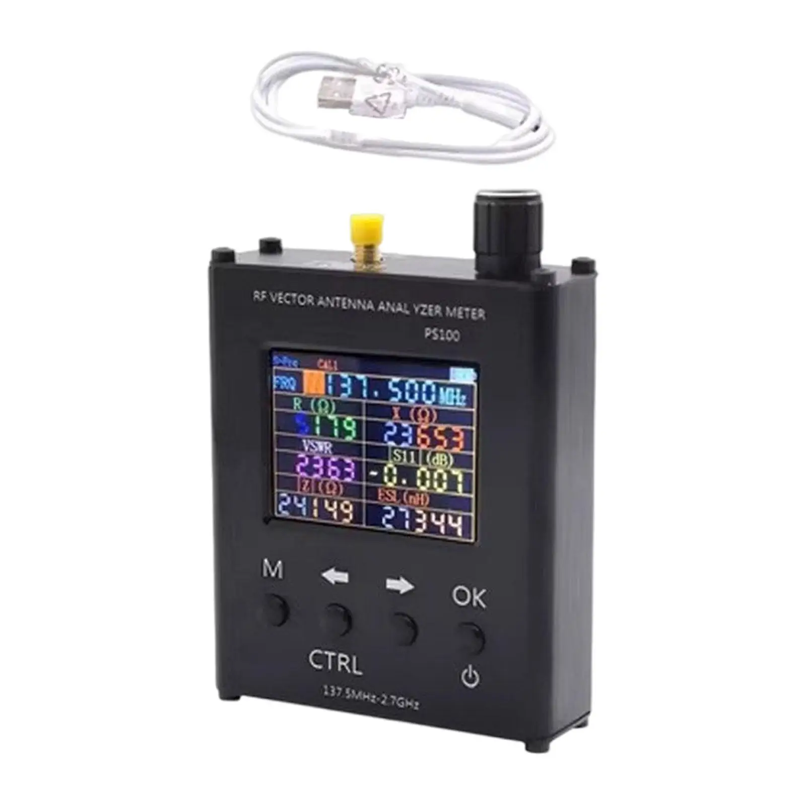 

Antenna Analysis Measuring Instrument 137.5MHz to 2700MHz SWR Standing Wave Analysis Instrument N1201SA for Replaces Accessories