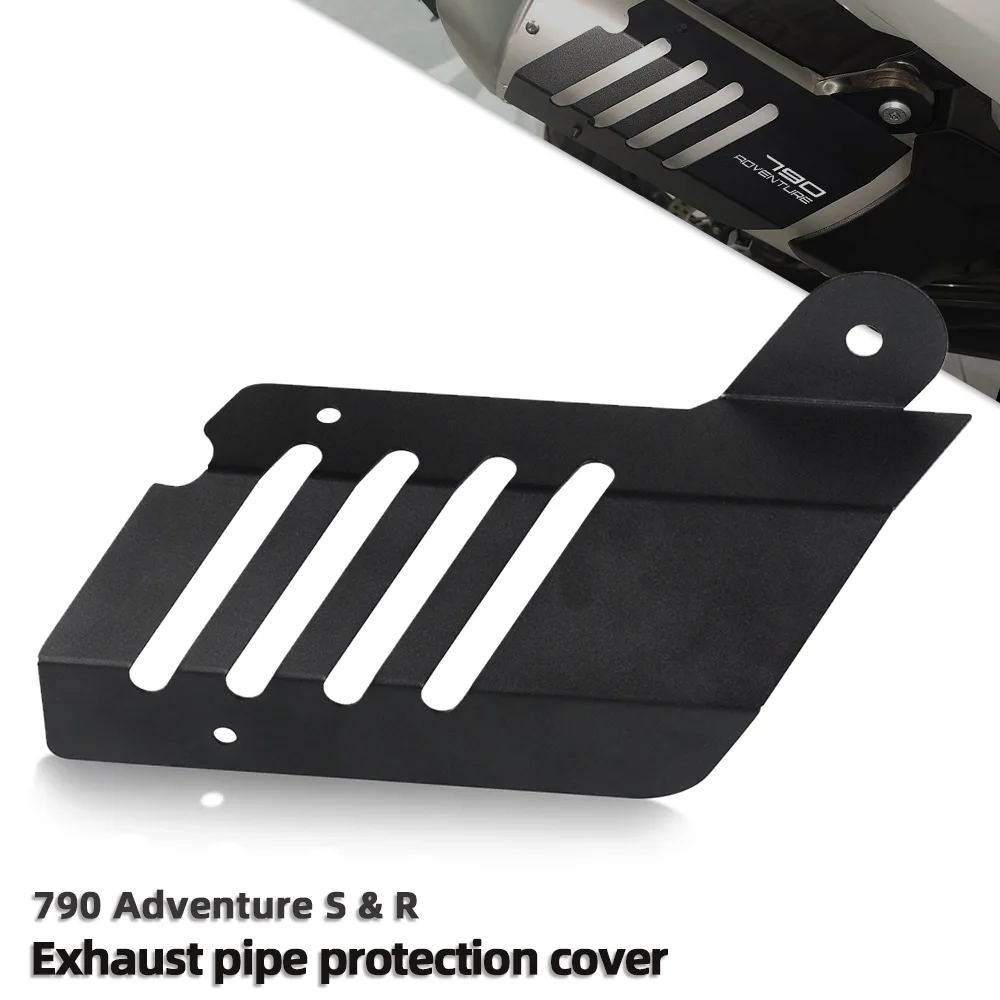 

Motorcycle Accessories stainless steel Exhaust pipe protection cover For 790 Adventure S 790Adventure R 2019 2020 2021 2022