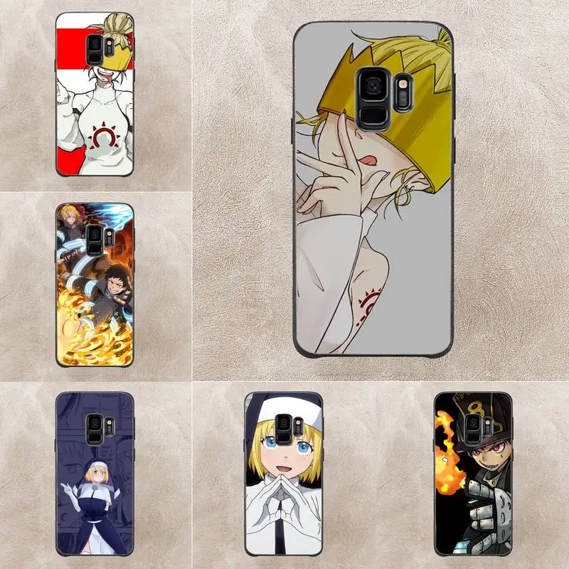 

Fire Force Phone Case For Samsung Galaxy S6 S7 Edge Plus S9 S20Plus S20ULTRA S10lite S225G S10 Note20ultra Case