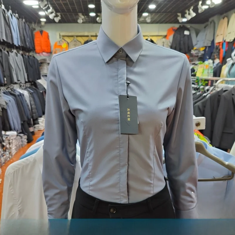 Женские серые рубашки на флисовой подкладке зимние теплые бамбуковые волокна