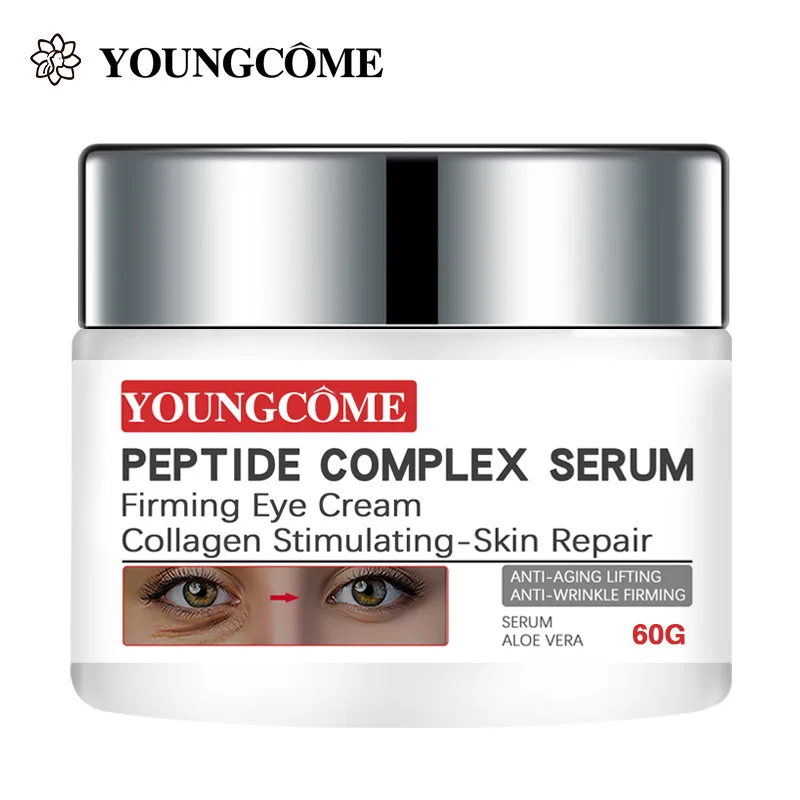 

YOUNGCOME 60g Peptide Essence Remove Dark Circles Serum Eye Bags Lift Firm Brightening Eye Cream Hyaluronic Acid Anti-Wrinkle