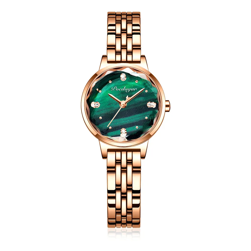POEDAGAR Classic Luxury Women Watch Stainless Steel Small Dial Delicate Waterproof Quartz Casual Dress Ladies Watch Reloj Mujer enlarge