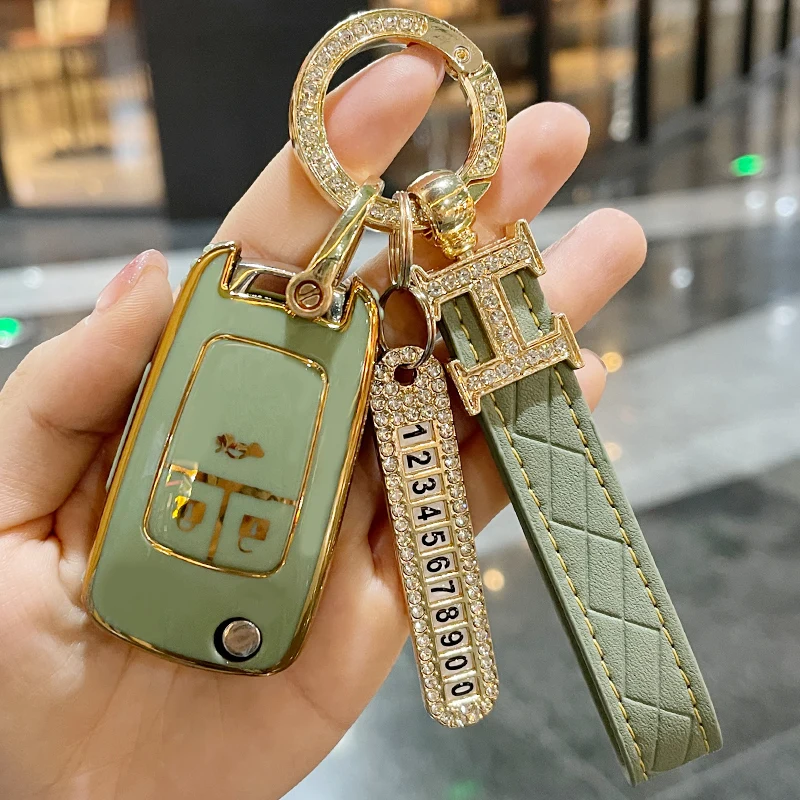 

TPU Key Case Remote Cover for Chevrolet Cruze Captiva Sail Spark Lacetti Trax Aveo Opel Astra Keychain Holder Car Accessories