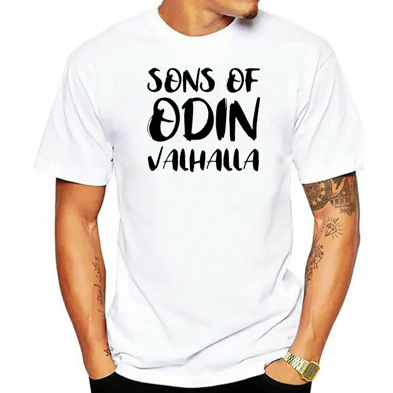 

printed new SONS OF ODIN VALHALLA tee shirt men and women gents Leisure men's t-shirts size S-5xl cotton Cute Pop Top Tee