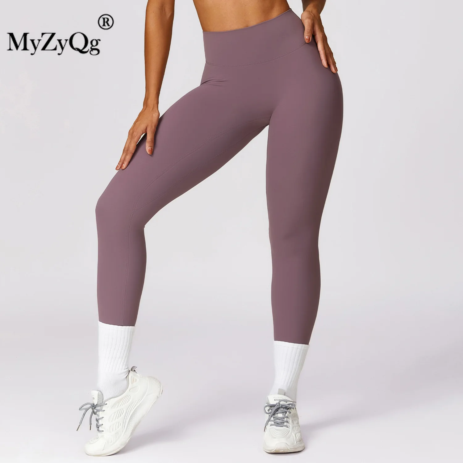 MyZyQg женские быстросохнущие плотные леггинсы для йоги с подтяжкой бедер и высокой