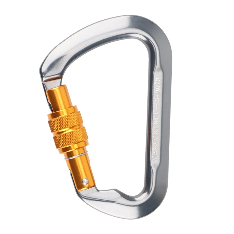 

Screw Door Lock Carabiner Ring Hook Outdoor Downhill Climbing Equipment Safety Hooks Outdoor Camping Fishing Tools
