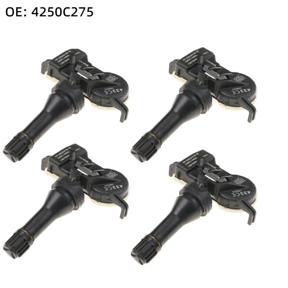4pcs NEW Tire Pressure Sensor TPMS OE# 4250C275 4250F187 433MHZ For Mitsubishi Outlander Pajero L200 Lancer ASX 4pcs NEW Tire Pressure Sensor TPMS OE# 4250C275 4250F187 433MHZ For Mitsubishi Outlander Pajero L200 Lancer ASX