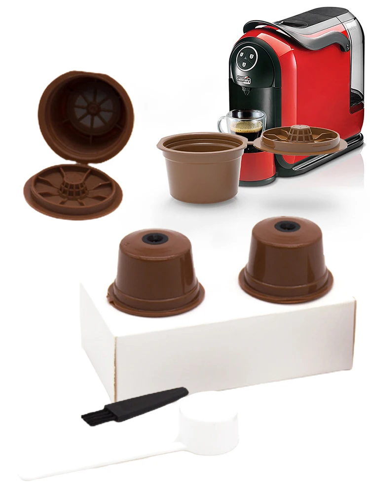 

3Pcs Coffee Filter Cup Fit For Caffitaly Portable Reusable Refillable Coffee Capsule Shell Filter Cup Home Coffee Accessries