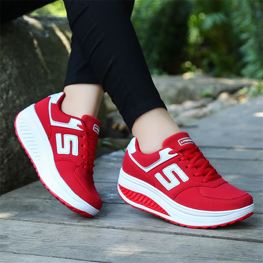 Running Shoes Ladies Breathable Sneakers 2023 Summer Air Cushion Women's Sports Shoes Outdoor Lace Up Training Shoes