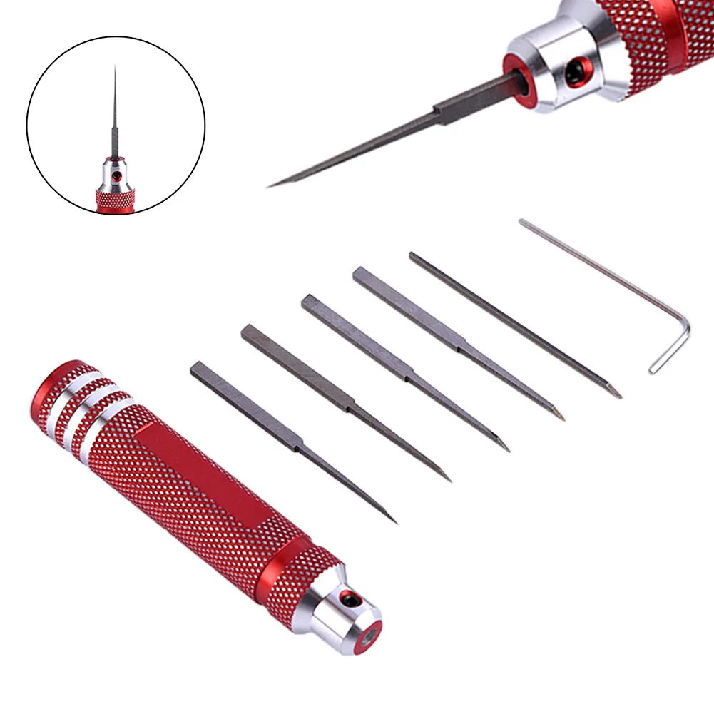 

Brandneu Model Scriber Cutting Tool With Blade Anti-skid Handle Chisel For RC Car Hex Key Wrench Prime Resin Carved