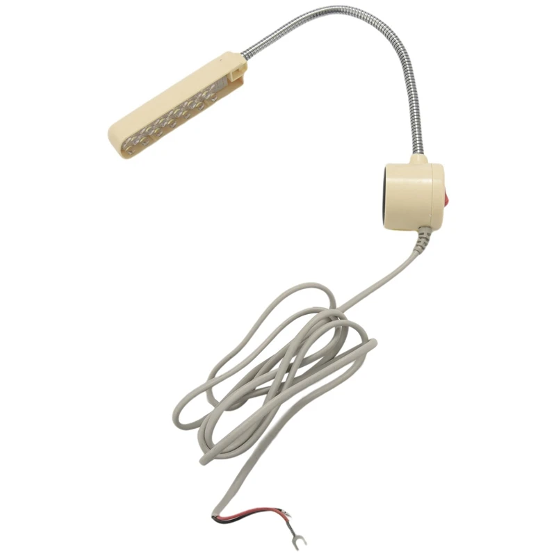 

20 светодиодов 220 В, рабочая лампа для швейных машин, магнитное светодиодное светильник