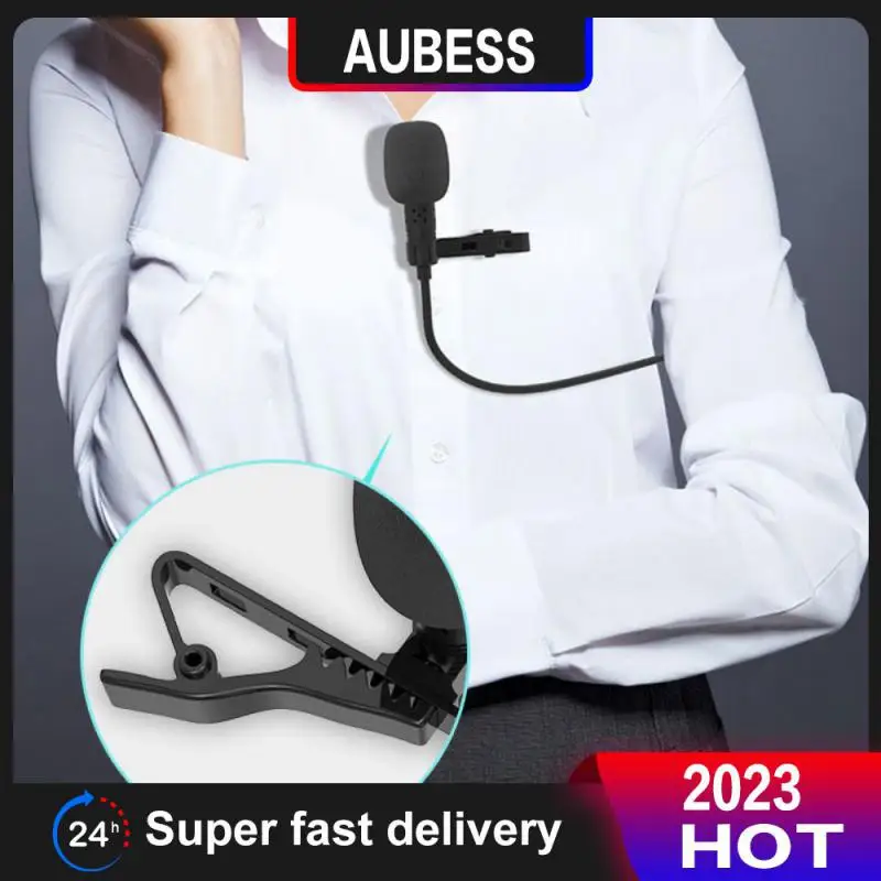 

Recording Microphone 2 Channel Metal Portable Microphone Noise Reduction Convenience Audio Device Broadcasting Microphone Mini