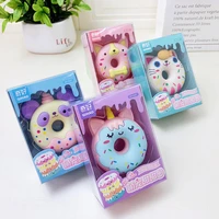 cartoon eraser pet donut cute shape children student stationery learning gift