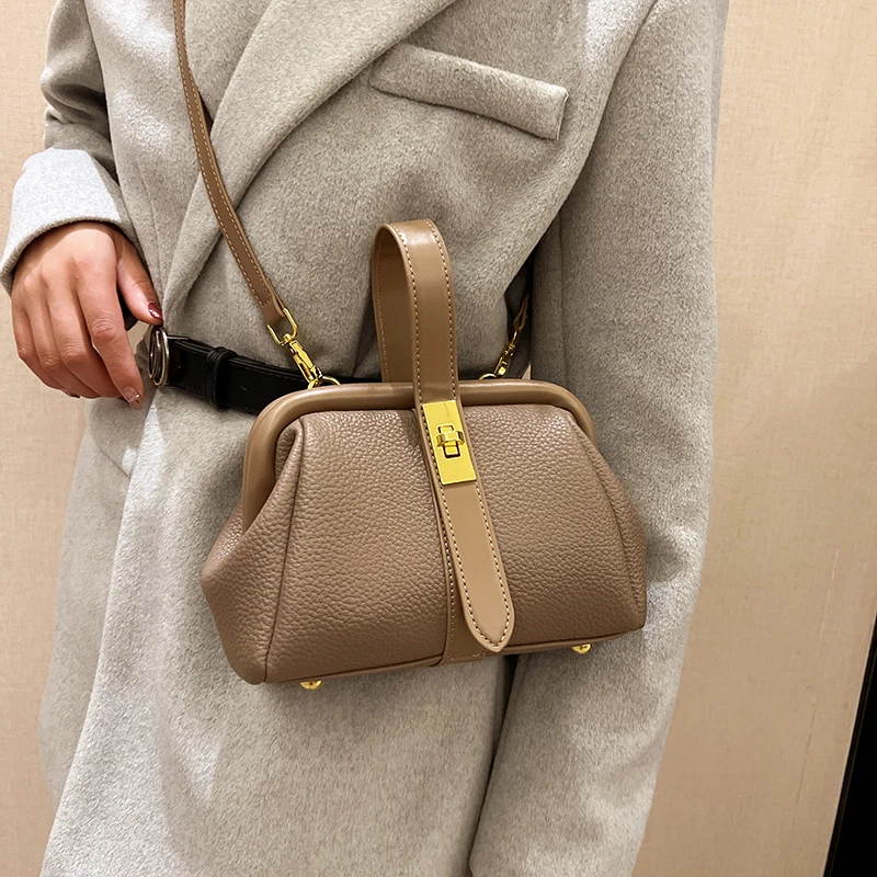 

Женская сумка-хобо с текстурой личи, 4 цвета