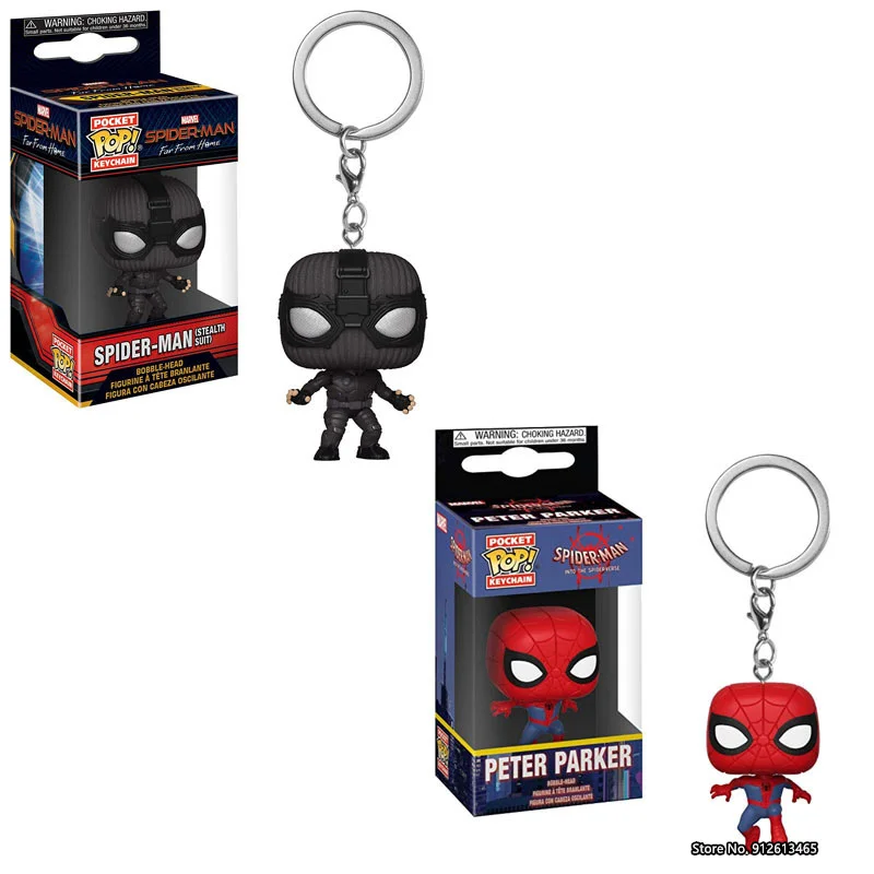 

Куклы из фильма «периферийные Куклы» Питер Паркер Человек-паук брелок кулон для героев Marvel костюм возвращения домой