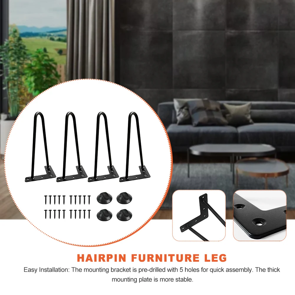 Шпилька для волос ножки стола металлический комплект защитные средневековый