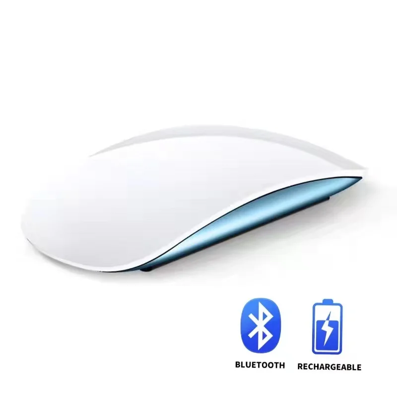 

Bluetooth Wireless Mouse Rechargeable Silent Multi Arc Touch Mice Magic Mouse I II Wireless Mice for Laptop Ipad Mac PC Macbook