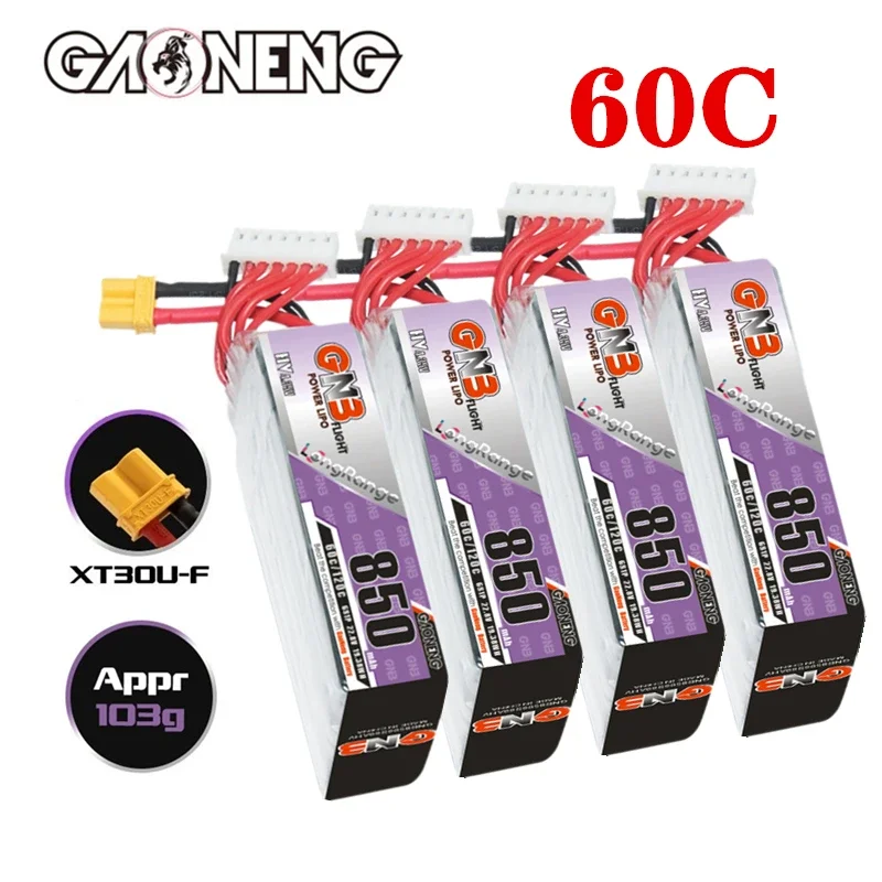 Max 120C GNB 6S 22 8 В 850 мАч LiPo аккумулятор для FPV MultiRoter аксессуары вертолетов Запчасти с