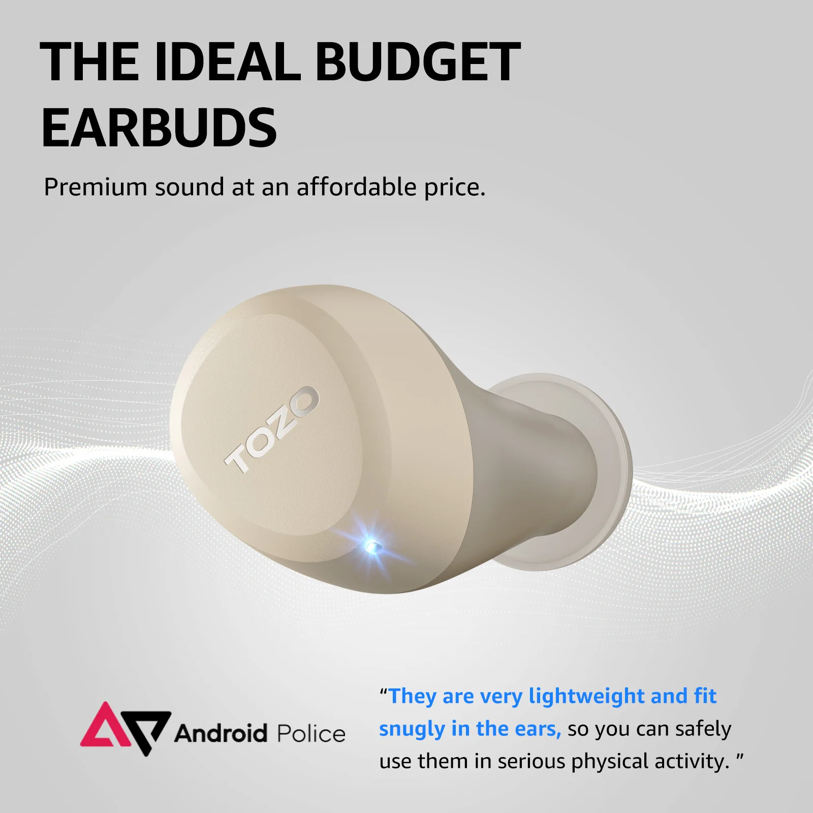 Беспроводные наушники TOZO 2024