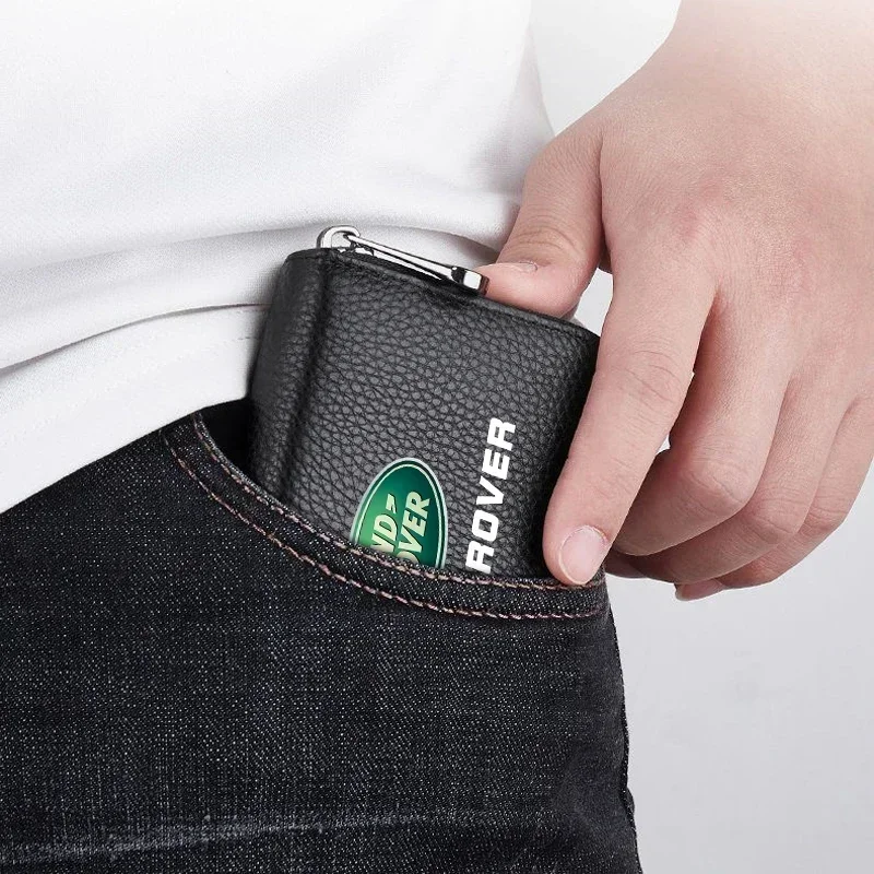 Кожаные мужские водительские права удостоверение личности кошелек для