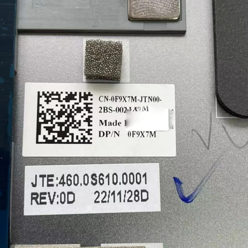 Задняя крышка для экрана Dell Latitude 7340 E7340 A чехол 0F9X7M