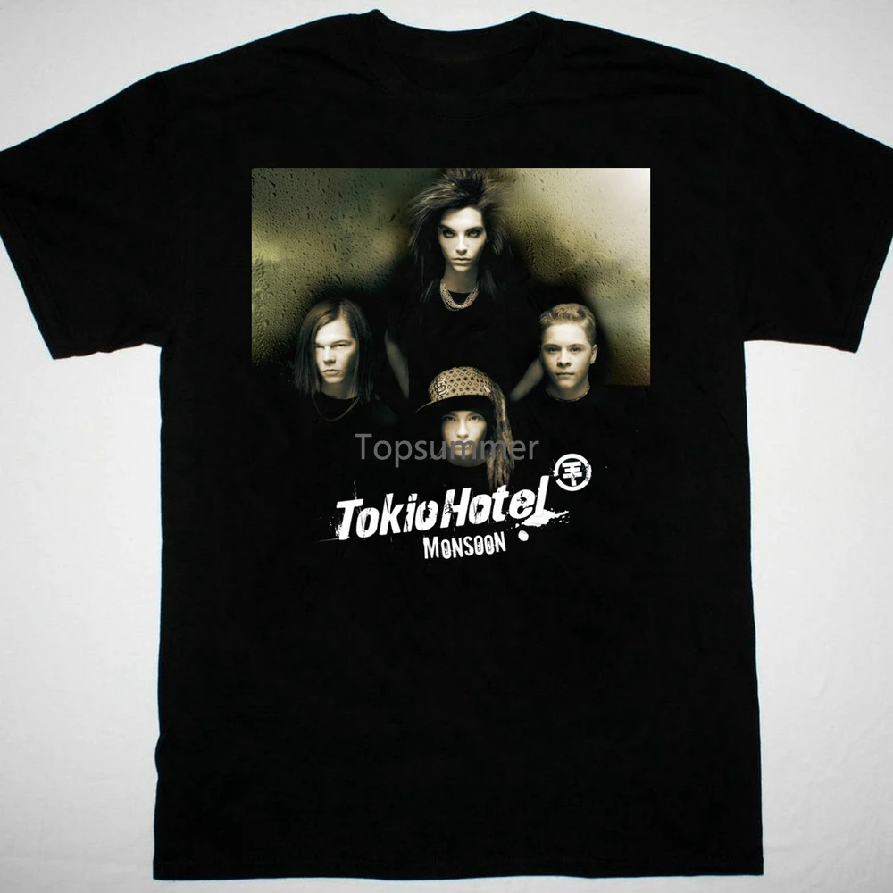 

Hot Tokio Hotel Band Monsoon T-Shirt Black Unisex All Sizes S-5Xl 1F860